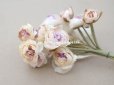 画像7: アンティーク 淡いパープル＆パウダーピンクの薔薇の布花