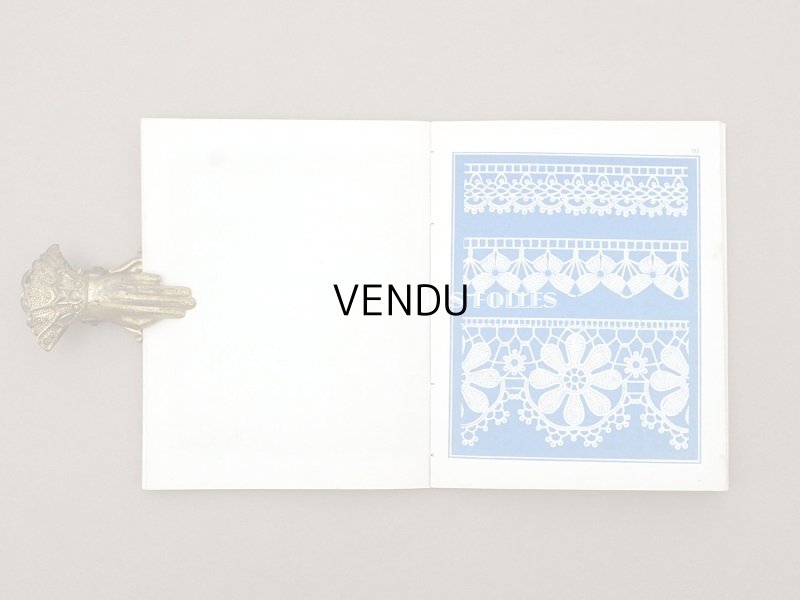 画像7: 19世紀末 アンティーク クロシェレースの図案帳 MANUELE DE DESSINS POUR CROCHET N 166 - N.ALEXANDRE&CIE -
