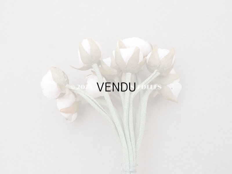 画像6: アンティーク パウダーピンクの薔薇の布花