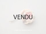 アンティーク 小さな薔薇の布花　