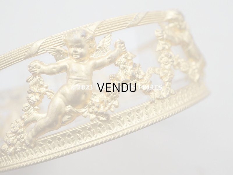 画像7: アンティーク 天使＆薔薇のガーランドのオルモル ジュエリーケース 小物入れ