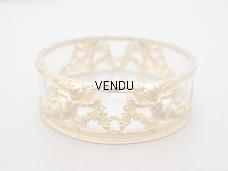 画像4: アンティーク 天使＆薔薇のガーランドのオルモル ジュエリーケース 小物入れ