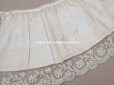 画像8: 19世紀末 アンティーク  ドレスの裾 シルクサテン＆レース 2.3m 25cm幅 淡いピンクページュ