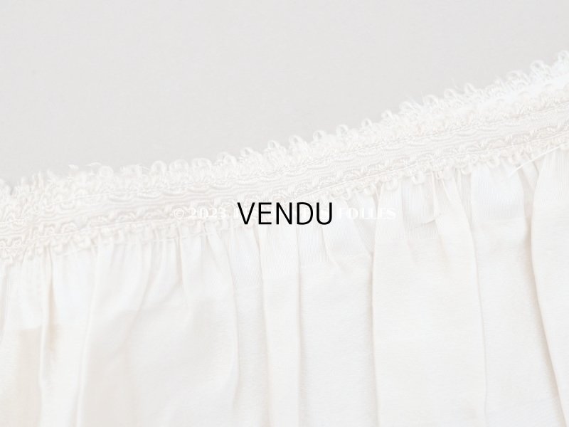 画像6: 19世紀末 アンティーク  ドレスの裾 シルクサテン＆レース 2.3m 25cm幅 淡いピンクページュ