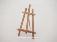 画像1: アンティーク 木製 ミニチュア キャンバススタンド (1)