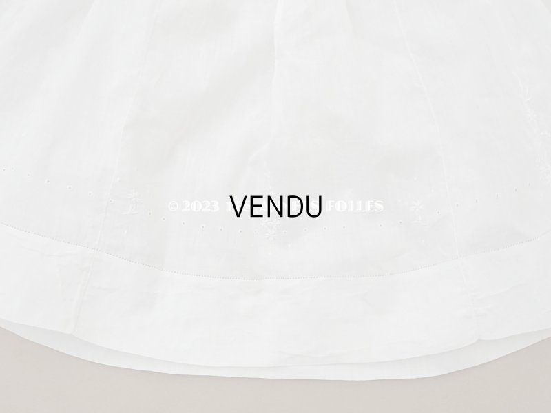 画像18: アンティーク ベビードレス ホワイトワーク&レース