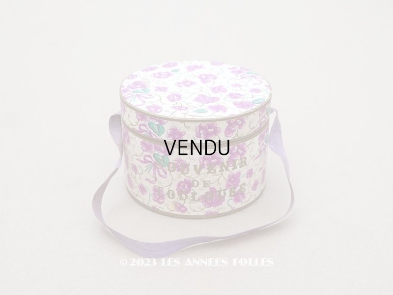 画像1: アンティーク 菫の砂糖菓子の紙箱 VIOLETTES DE TOULOUSE