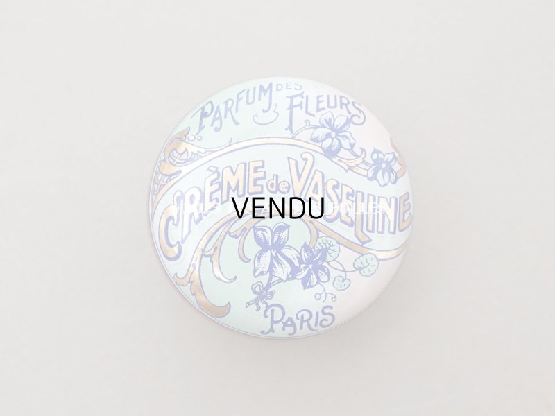 画像3: 未使用 1900年代 アンティーク 菫のワセリン缶 CREME DE VASELINE PARFUME DES FLEURS