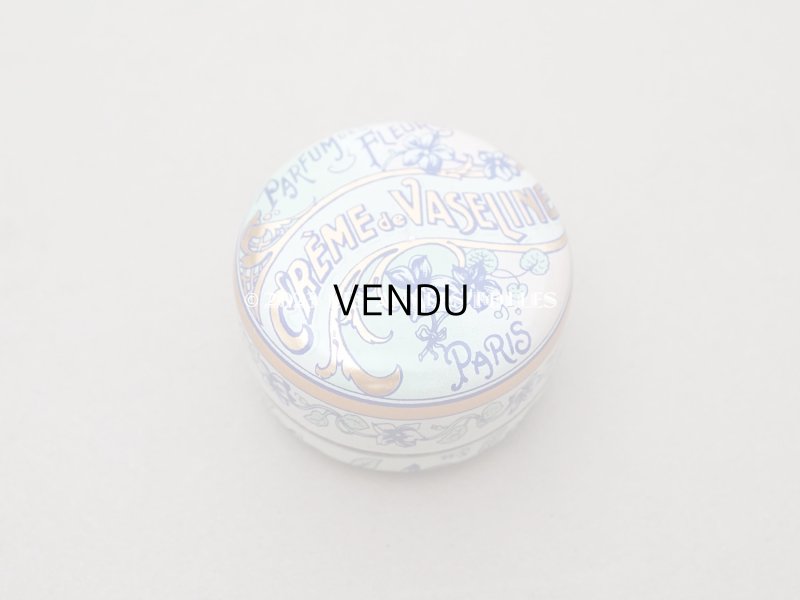 画像2: 未使用 1900年代 アンティーク 菫のワセリン缶 CREME DE VASELINE PARFUME DES FLEURS