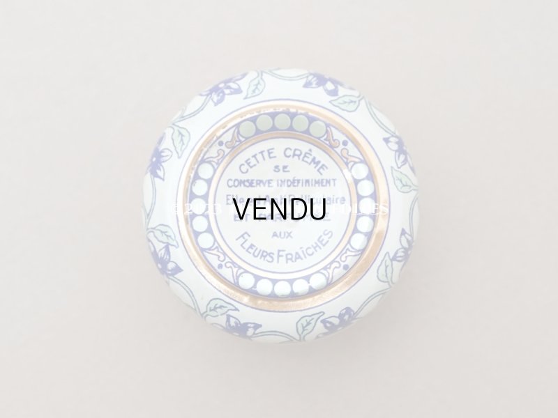 画像4: 未使用 1900年代 アンティーク 菫のワセリン缶 CREME DE VASELINE PARFUME DES FLEURS