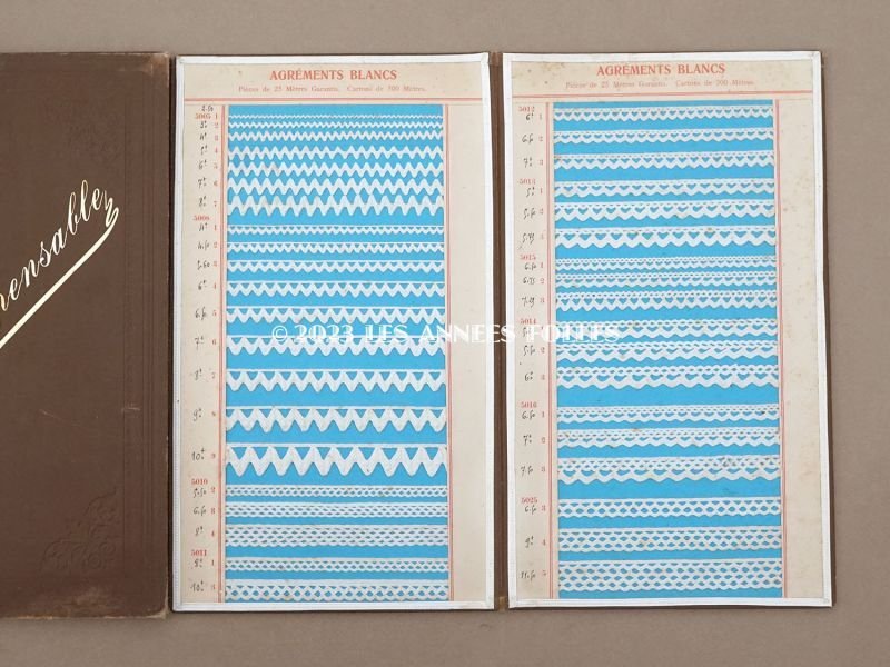 画像6: アンティーク レース＆トリムのサンプラー ハードカバー　L'INDISPENSABLES 全12ページ