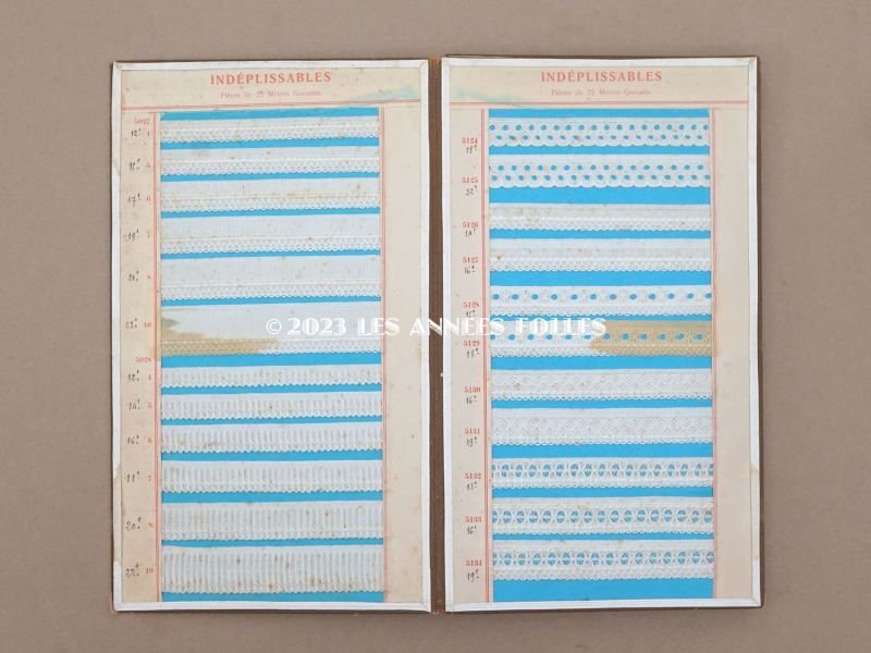 画像7: アンティーク レース＆トリムのサンプラー ハードカバー　L'INDISPENSABLES 全12ページ