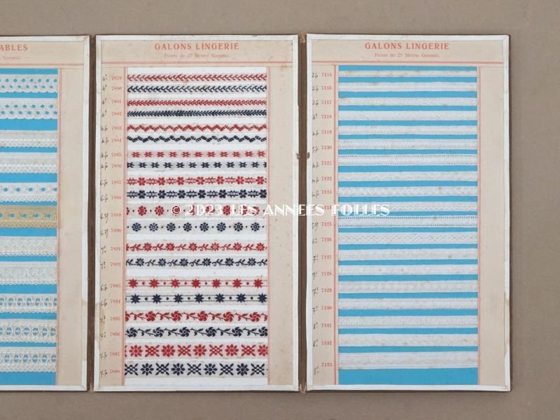 画像8: アンティーク レース＆トリムのサンプラー ハードカバー　L'INDISPENSABLES 全12ページ