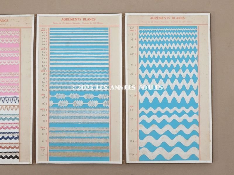 画像5: アンティーク レース＆トリムのサンプラー ハードカバー　L'INDISPENSABLES 全12ページ