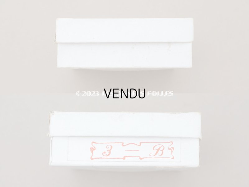 画像4: 1900年代 アンティーク イニシャル モノグラムの紙箱 12シート入り 【B】 -N°3- INITIALES BRODEES PLUMETIS-EXPRESS