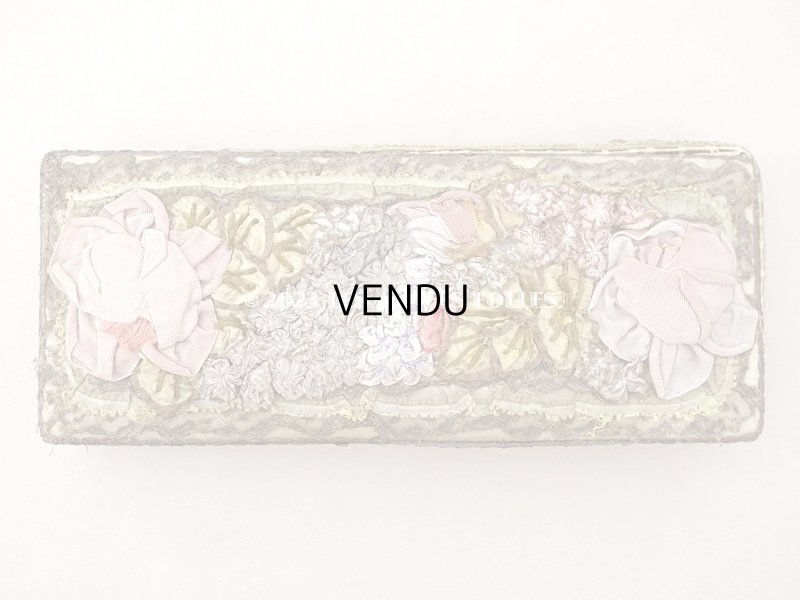 画像3: アンティーク ロココモチーフ付 グローブボックス　カルトナージュボックス　