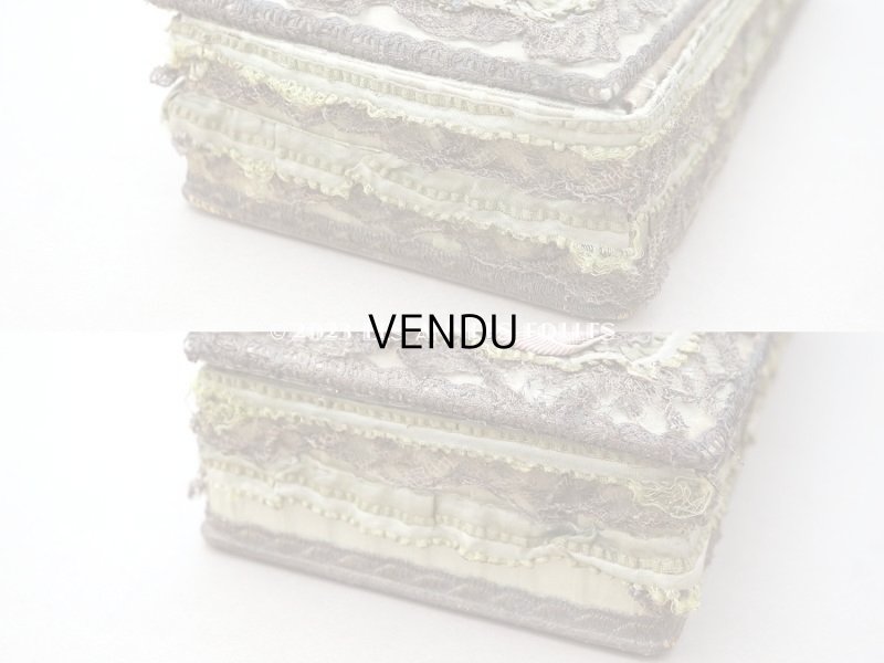 画像13: アンティーク ロココモチーフ付 グローブボックス　カルトナージュボックス　