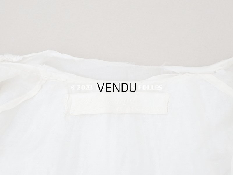 画像20: 1900年頃 アンティーク ベビー用ケープ シルクのプリーツ＆プリンセスレース