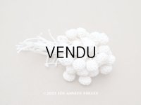 1900年代 アンティーク  コットンクロシェのポンポン 