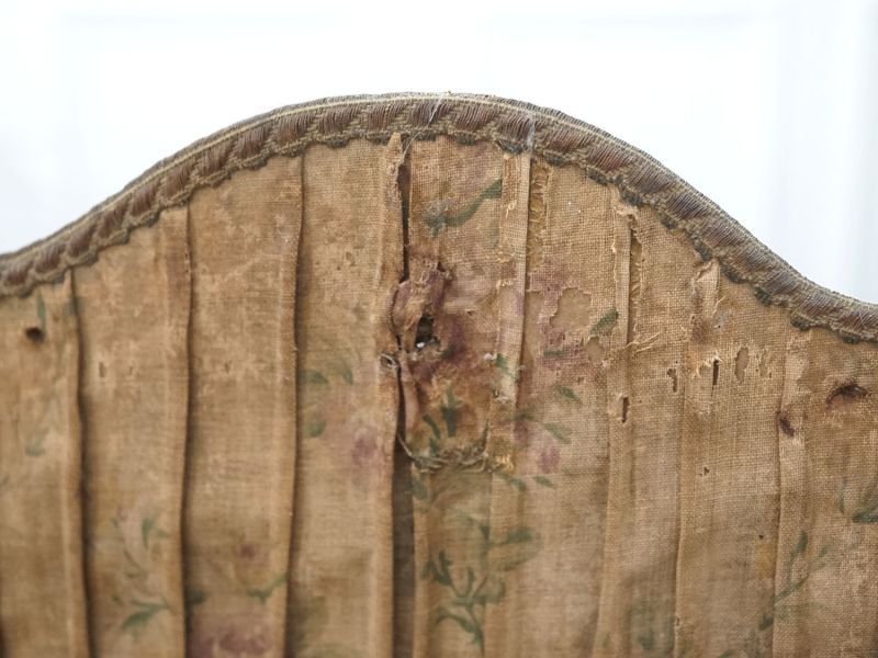 画像8: *蚤の市*アンティーク 薄紫の薔薇模様 カルトナージュチェスト