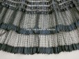 画像3: 19世紀末 アンティーク  ドレスの裾 シルクのプリーツ＆レース 1.84m 28cm幅