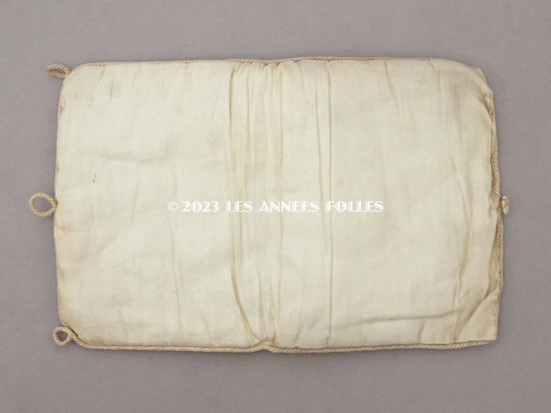 画像4: アンティーク シルク製 小さなポシェット ローズパニエ柄　- MAISON DES 100.000-CHEMISES - 