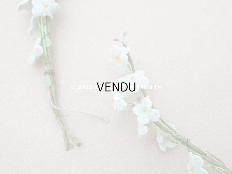 画像5: アンティーク 勿忘草の花冠 ティアラ ベビーブルー