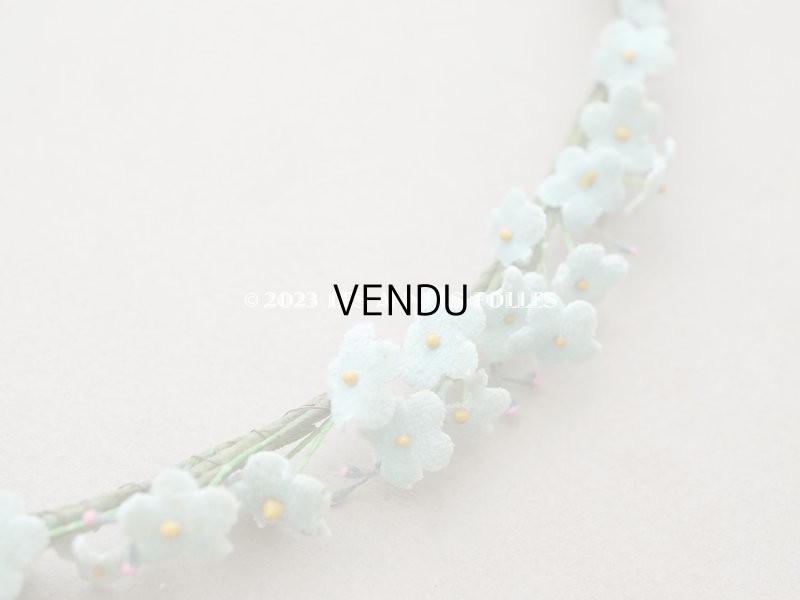 画像4: アンティーク 勿忘草の花冠 ティアラ ベビーブルー