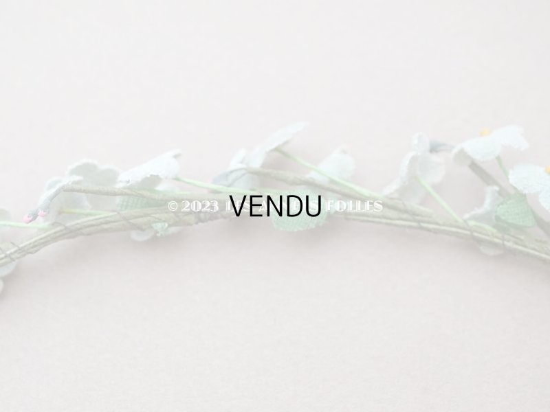 画像6: アンティーク 勿忘草の花冠 ティアラ ベビーブルー