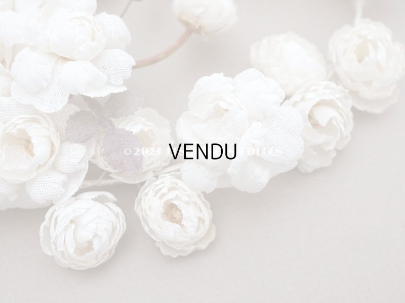 画像4: アンティーク オフホワイトの薔薇の布花　ブーケ