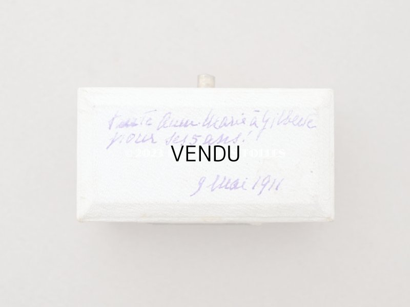 画像6: アンティーク 金彩入り ジュエリーボックス オフホワイト