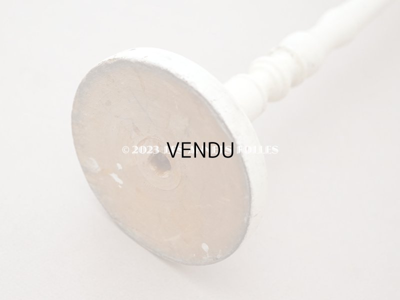 画像8: アンティーク ハットスタンド クリーム色 高さ 約41cm