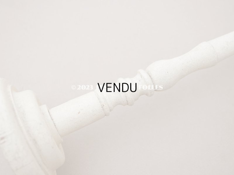 画像6: アンティーク ハットスタンド クリーム色 高さ 約41cm