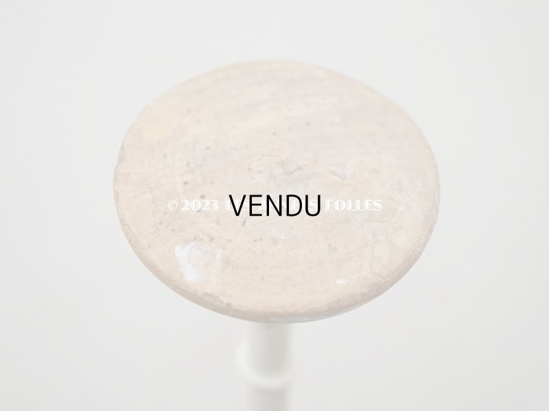 画像10: アンティーク ハットスタンド クリーム色 高さ 約41cm