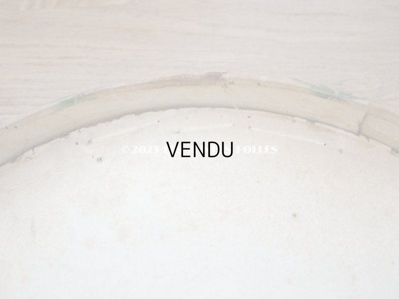 画像13: アンティーク  カルトナージュのハットボックス　芥子の花＆ミモザ　35.2×31.6×20cm