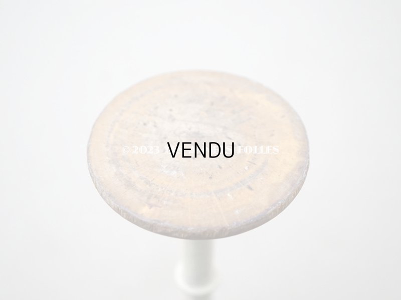 画像3: アンティーク ハットスタンド クリーム色 高さ 約41cm