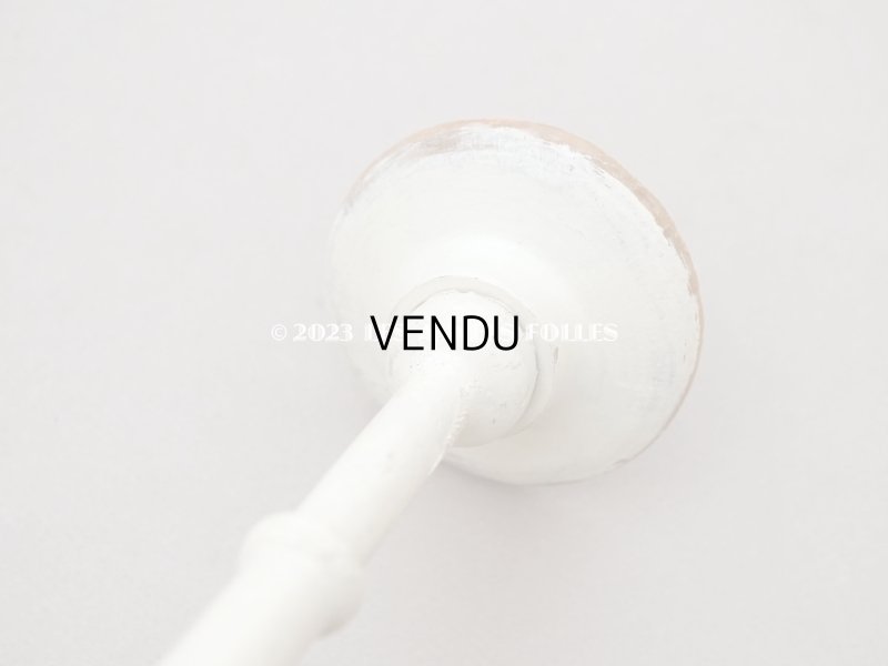 画像11: アンティーク ハットスタンド クリーム色 高さ 約41cm