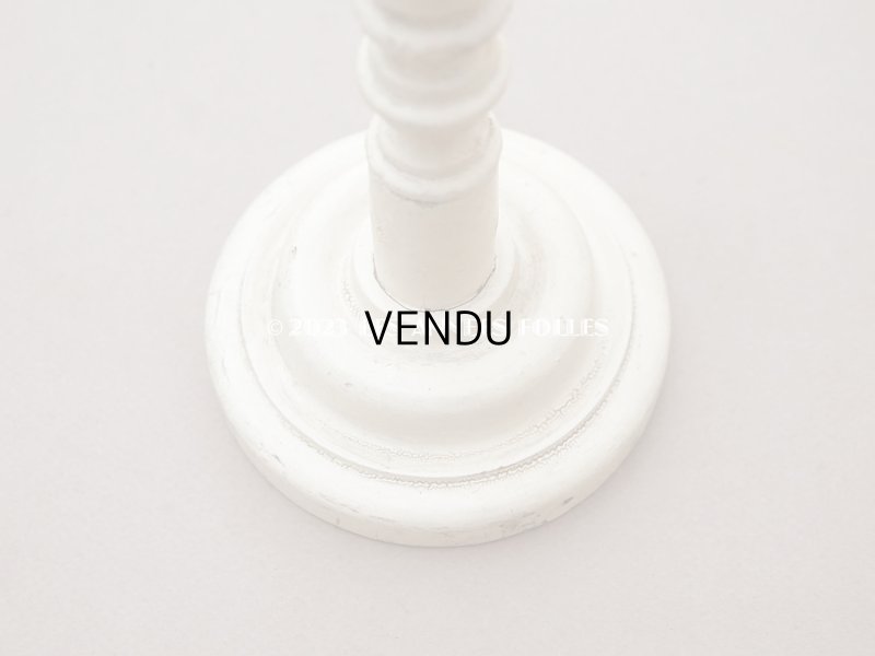 画像7: アンティーク ハットスタンド クリーム色 高さ 約41cm