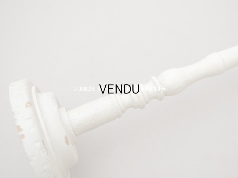 画像13: アンティーク ハットスタンド クリーム色 高さ 約41cm