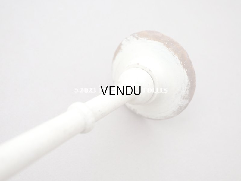 画像4: アンティーク ハットスタンド クリーム色 高さ 約41cm