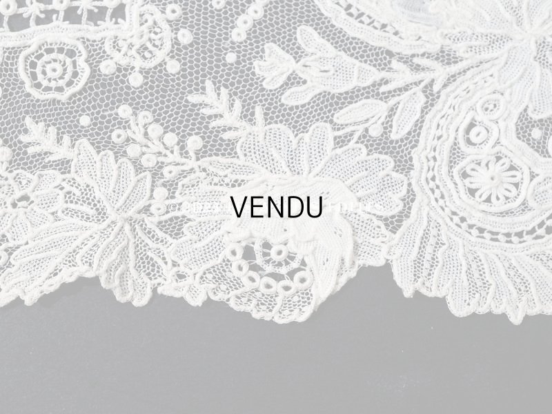 画像12: アンティーク ポワンドローズ  結婚式のハンカチ  【ポワン・ド・ローズ】　【ポワン・ド・ガーズ】 