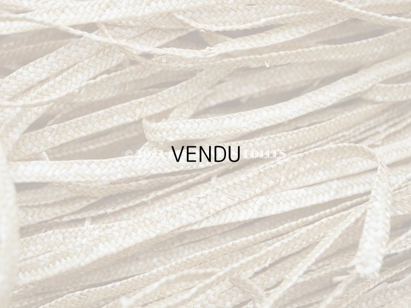 画像8: アンティーク ストロー素材のブレード 帽子用 幅5mm