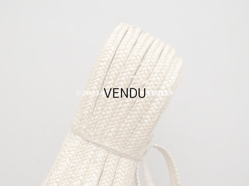 画像3: アンティーク ストロー素材のブレード 帽子用 幅5mm