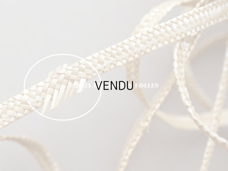 画像12: アンティーク ストロー素材のブレード 帽子用 幅5mm