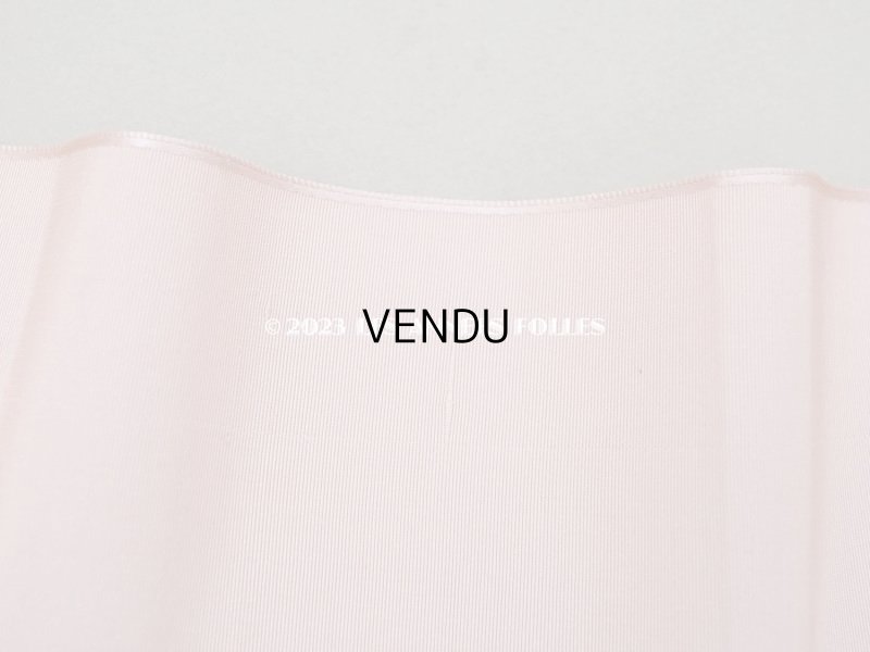 画像5: 1900年代 アンティーク シルク製 幅広 グログランリボン 7.2m 幅8.5cm グレイッシュピンク