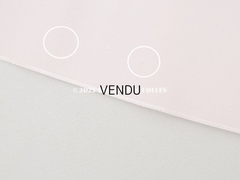 画像7: 1900年代 アンティーク シルク製 幅広 グログランリボン 7.2m 幅8.5cm グレイッシュピンク