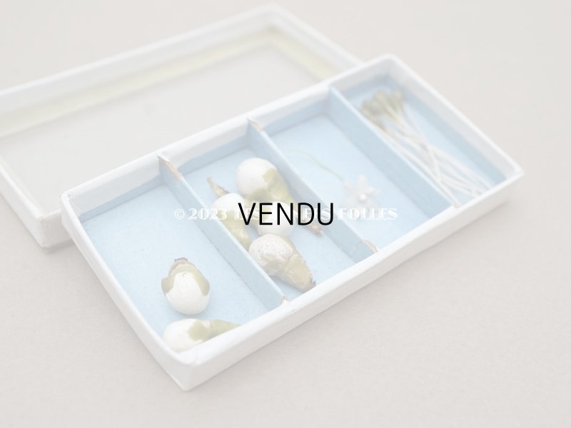 画像7: アンティーク エパングルケース ガラスの蓋の紙箱