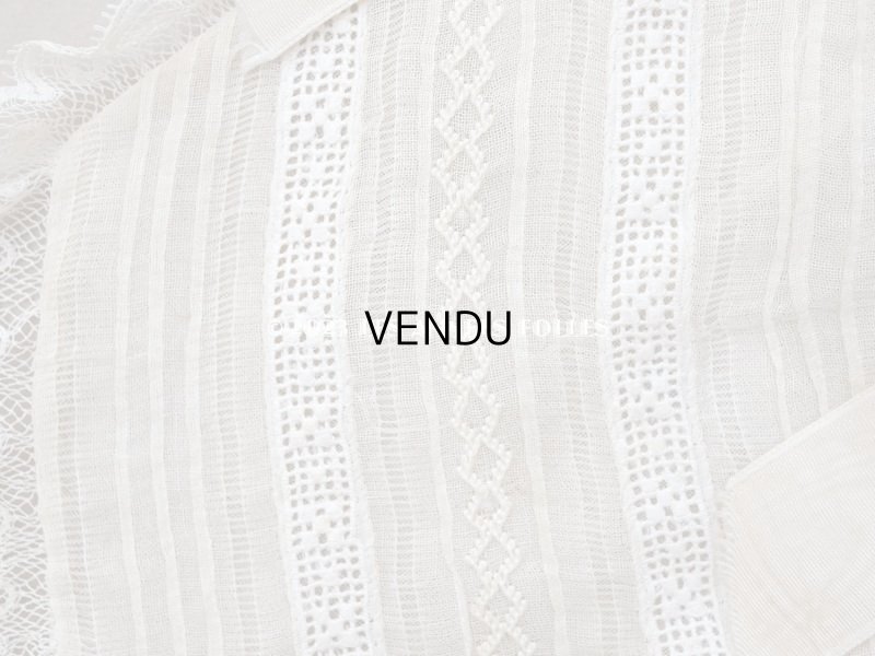 画像5: 1900年代 アンティーク  初聖体のオモニエール ピンクベージュのリボン＆レース