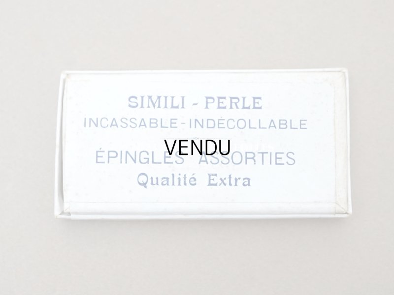 画像3: アンティーク エパングルケース ガラスの蓋の紙箱