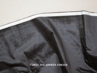 19世紀末 アンティーク ファブリック シルク製 ベルベット 黒 